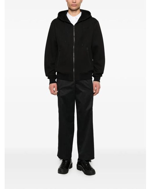Mackage Black Zip Hoodie for men