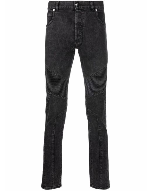 Balmain Blue Jeans Black for men