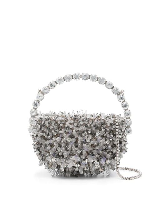 L'ALINGI Gray Micro Eternity Clutch Bag