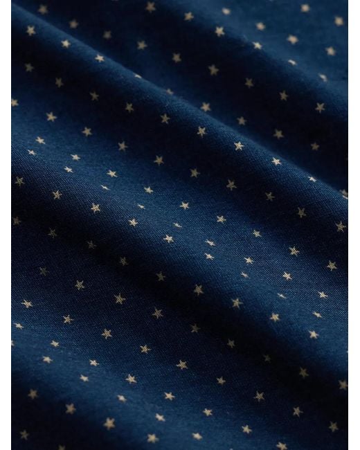 RRL Blue Star-Print Shirt for men