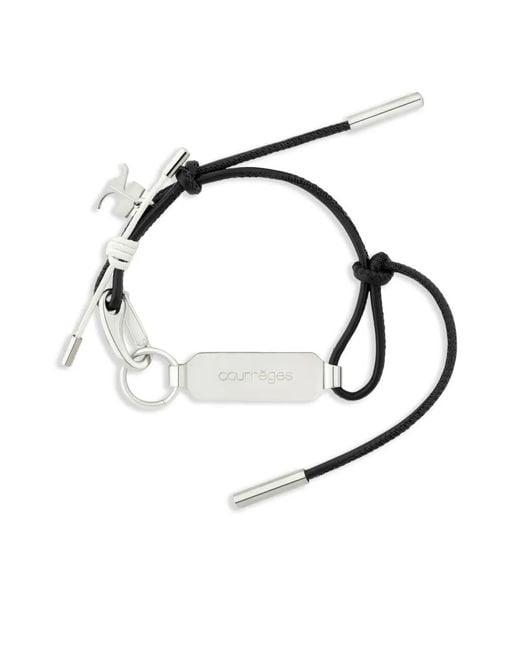 Courreges White Rope Bracelet