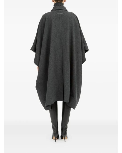 MM6 by Maison Margiela Gray Trench Coat