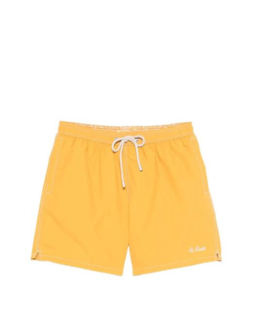MC2 Saint Barth メンズ イエロー ドローストリング トランクス水着の