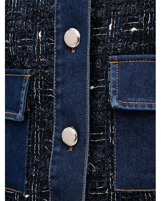 Morgan Tweed Jack in het Blue