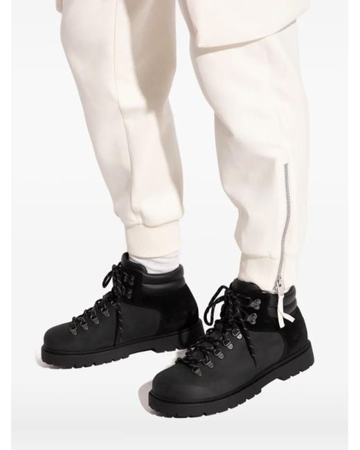 Birkenstock Black Jackson Lace-Up Leather Ankle Boots