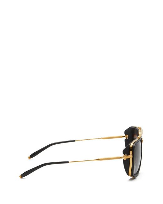 Akoni White Stargazer Square-Frame Sunglasses for men