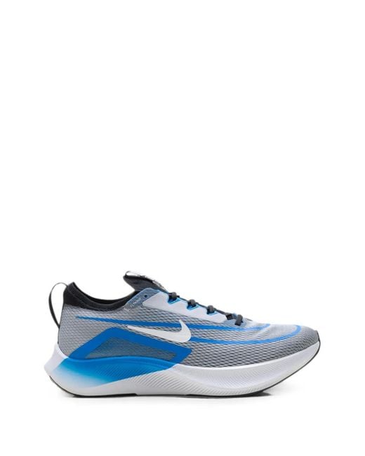 Nike Blue Zoom Fly 4 Running Sneakers for men