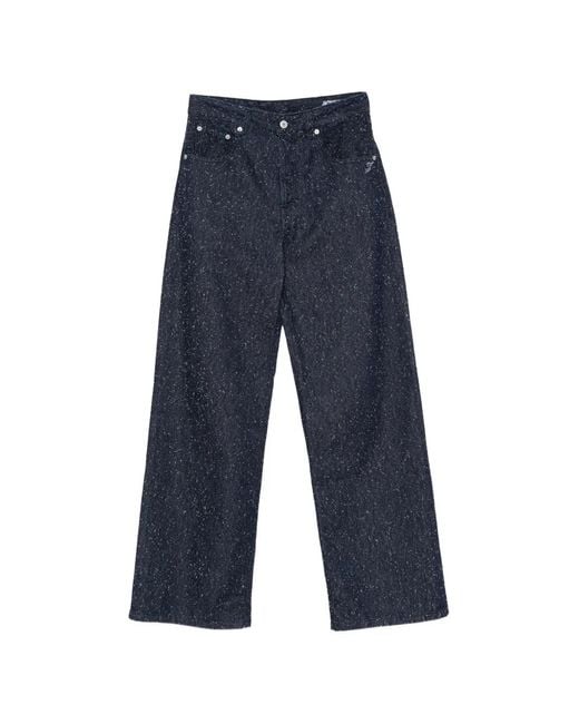 Jacquemus Blue Jean À Passants De Ceinture