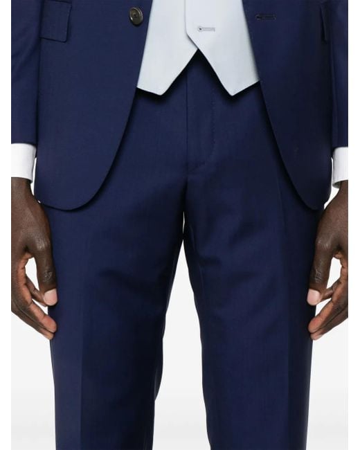Corneliani Blue Single-Breasted Suit for men