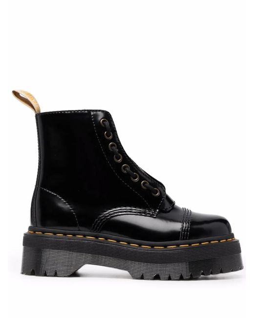 Stivali Sinclair Vegan di Dr. Martens in Black