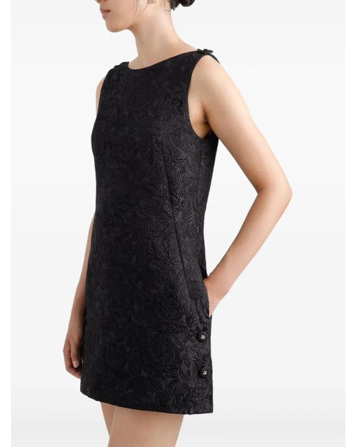 Dolce & Gabbana フローラル ミニドレス Black