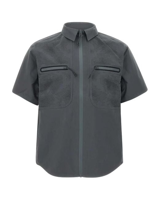Alpha Industries Overhemd Met Rits in het Gray voor heren
