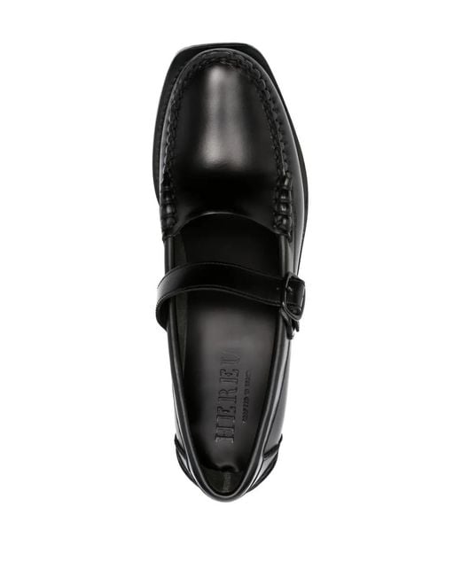 Hereu Black Blanquer 55Mm Leather Loafers