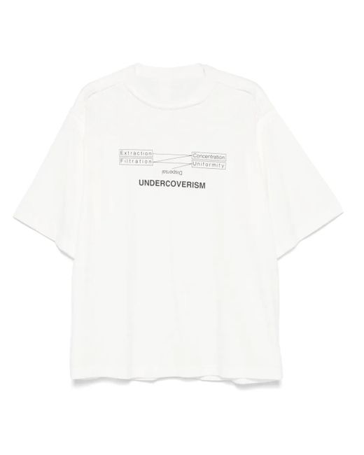 T-Shirt Con Stampa- Uomo di Undercover in White da Uomo