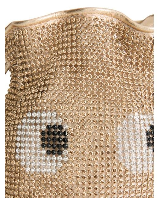 Anya Hindmarch Natural Eyes Drawstring Bucket Bag
