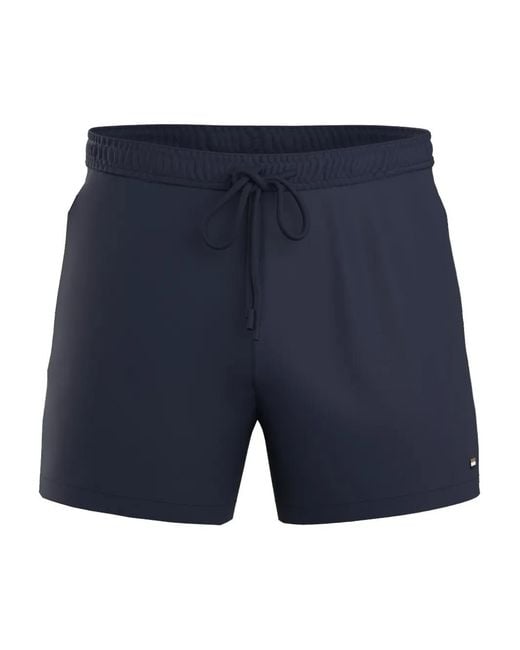 Boss Blue Drawstring Swim Shorts for men