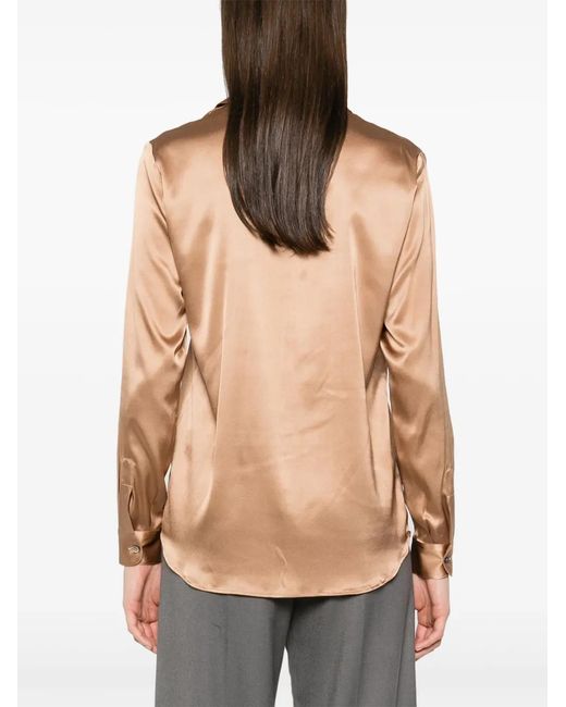 Blanca Vita Natural Satin Shirt