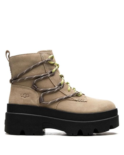 Ugg Brown Brisbane "Mustard Seed" Ankle Boots