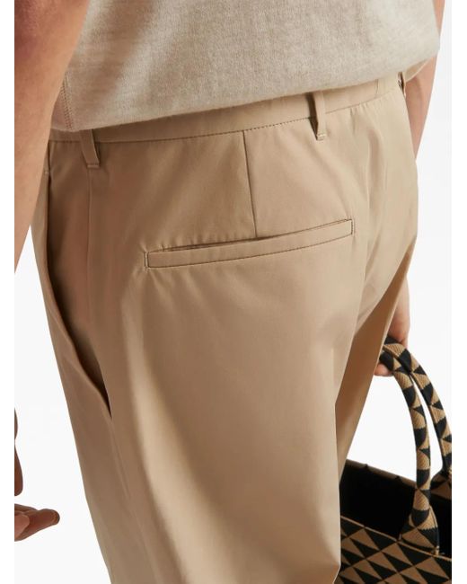 Prada Natural Cotton Pants for men
