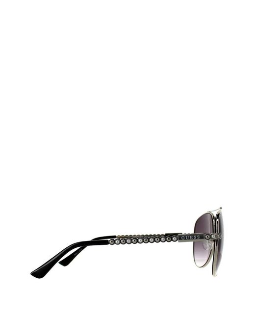 GUESS EYEWEAR Purple Logo-Detail Sunglasses