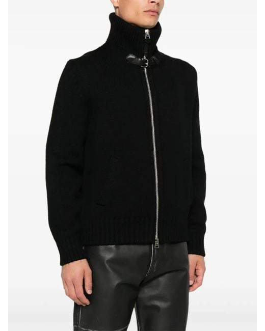 Tom Ford Black Zip-Up Jacket for men