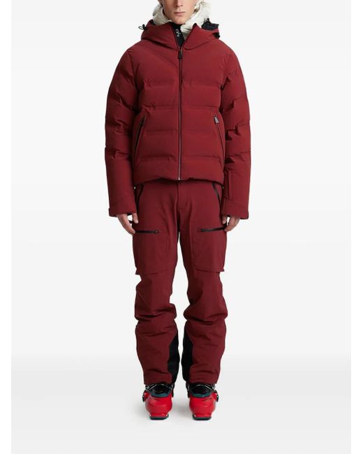 Aztech Mountain Red Super Lite Hooded Ski Jacket for men