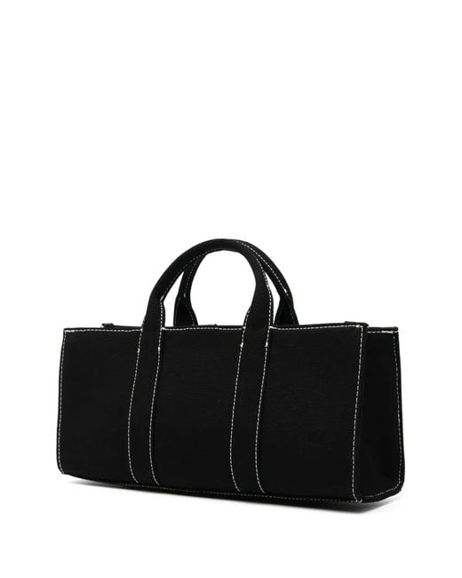 Karl Lagerfeld Black Krsg Ew Magazine Tote Bag