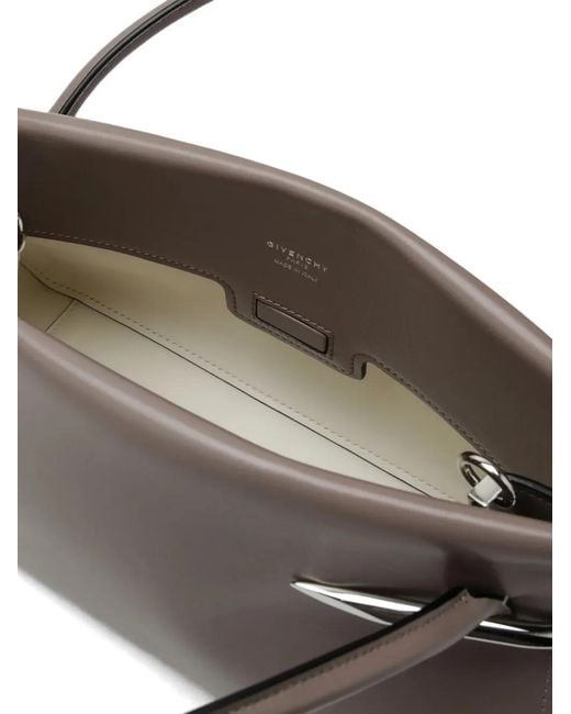 Givenchy Metallic Medium Pinch Leather Tote Bag