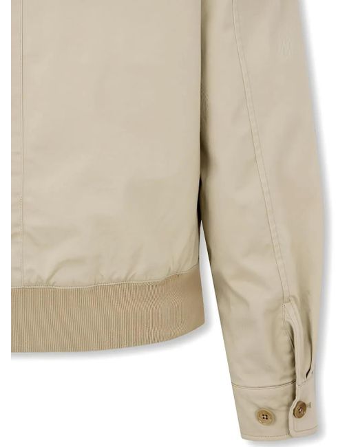 Chaqueta bómber con cremallera de algodón MAN ON THE BOON. de hombre de color Natural