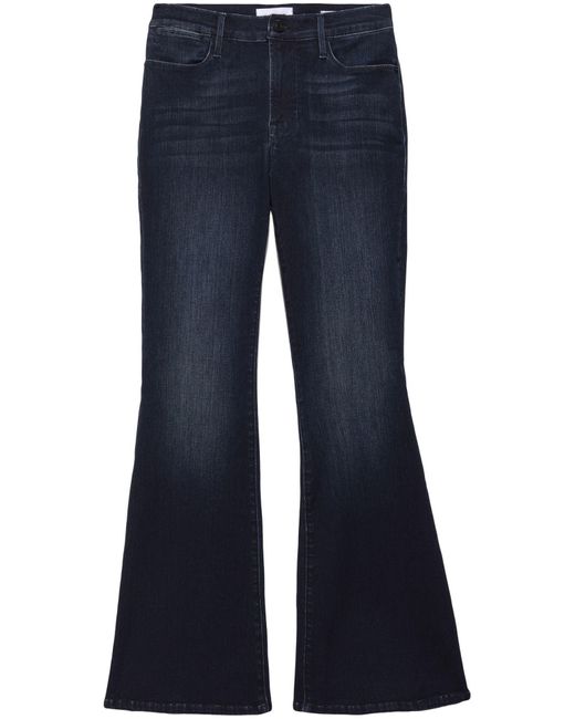 FRAME Le Pixie Flared Jeans in Blue | Lyst