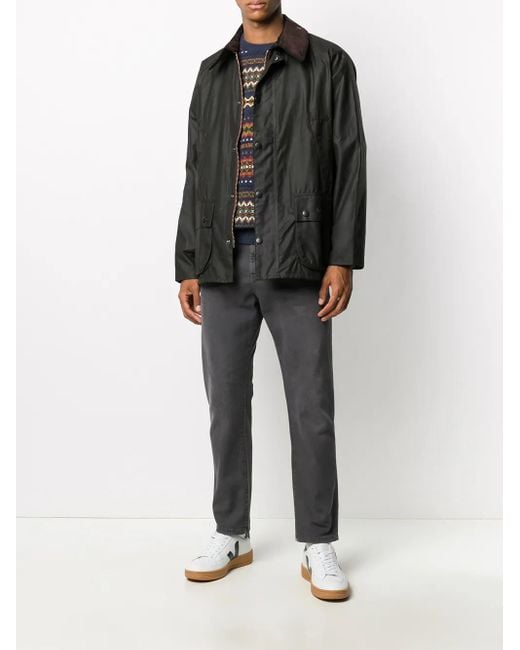 Barbour Black Bedale Wax Jacket for men
