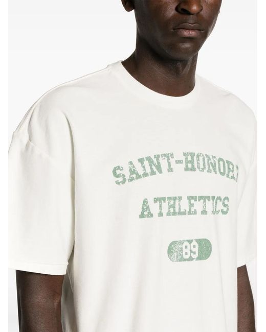 1989 STUDIO White Saint Honore Athletics Cotton T-Shirt for men