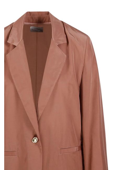 Forte_forte Brown Single-Breasted Blazer