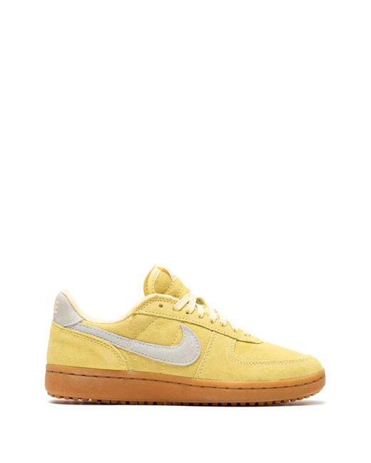 Nike Yellow Field General Suede Sneakers