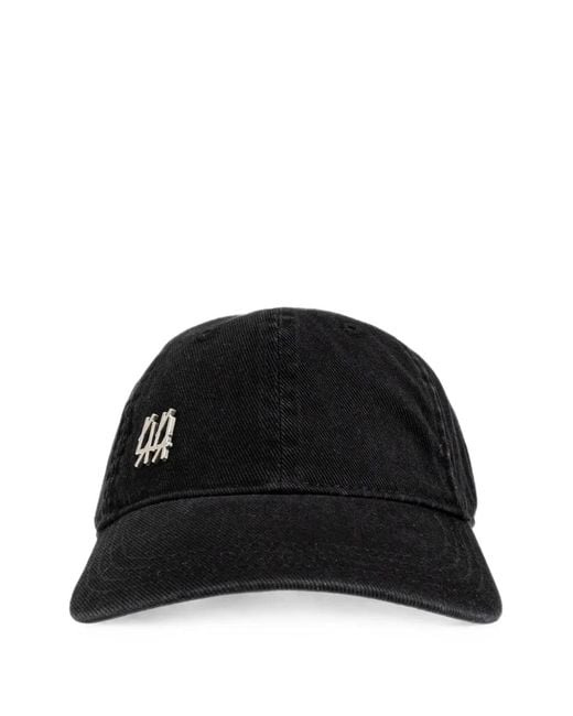44 Label Group Black Rivet Logo-Plaque Baseball Cap