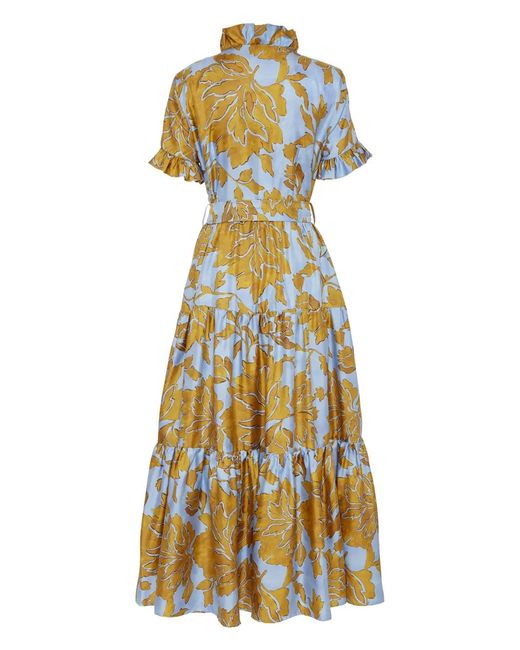 LaDoubleJ Metallic Long And Sassy Midi Dress