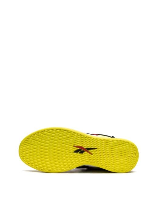 Reebok Yellow Instapump Fury Zone "Acid" Sneakers for men