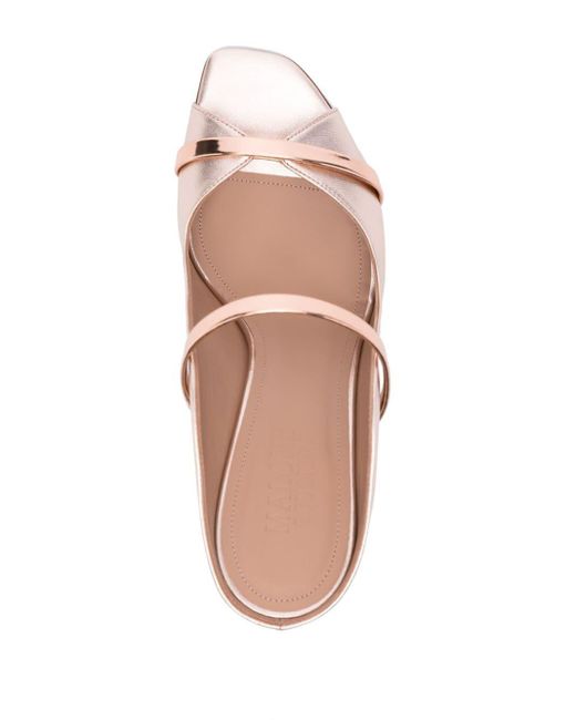 Sandales métallisées Noah 90 mm Malone Souliers en coloris Pink