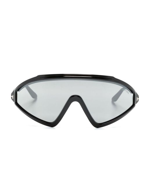 Tom Ford Black Lorna Mask-frame Sunglasses
