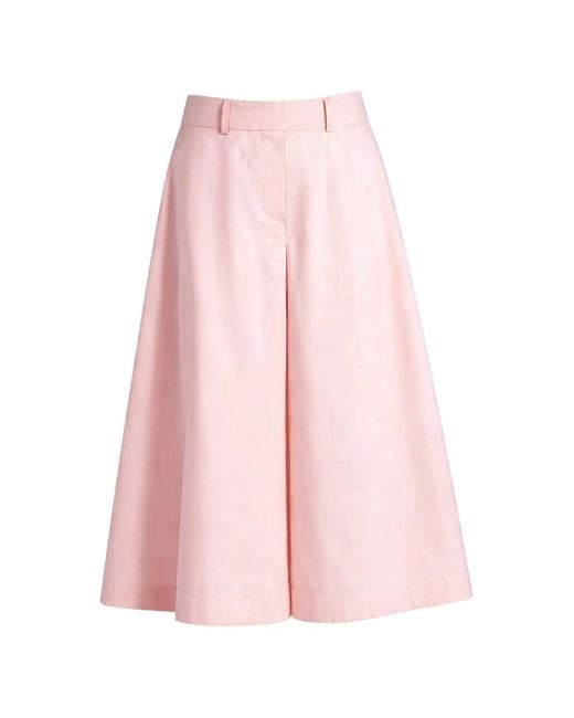 Liviana Conti Pink Jupe Mi-Longue Nelly À Coupe Évasée
