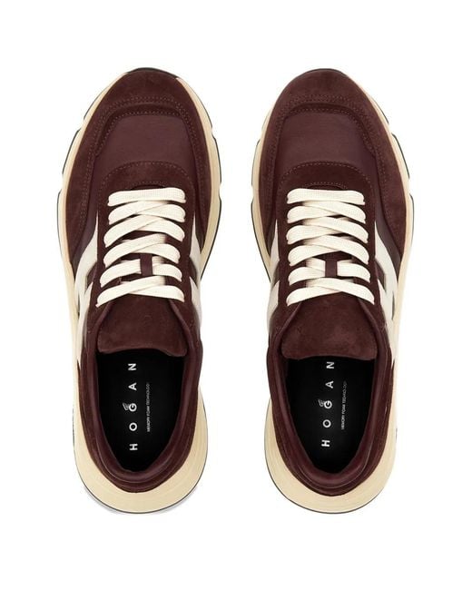 Hogan Brown Hyperlight Sneakers for men