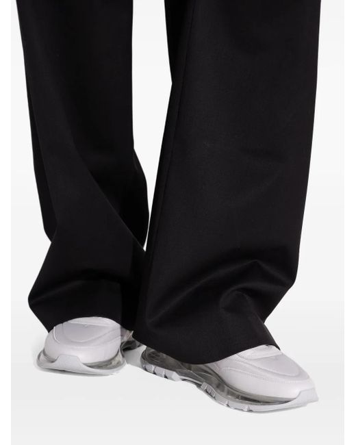 Givenchy Gray Quilted Translucent-Sole Sneakers for men