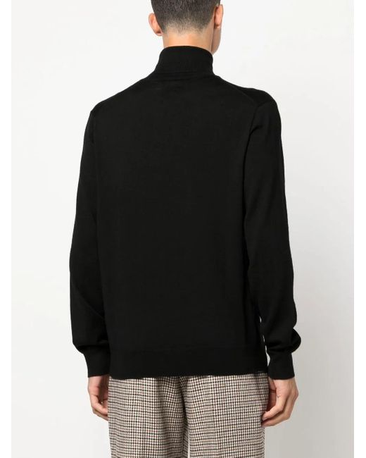 Polo Ralph Lauren Black Polo Pony Motif Jumper for men