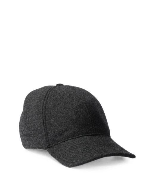 Prada Black Cloth Baseball Cap for men