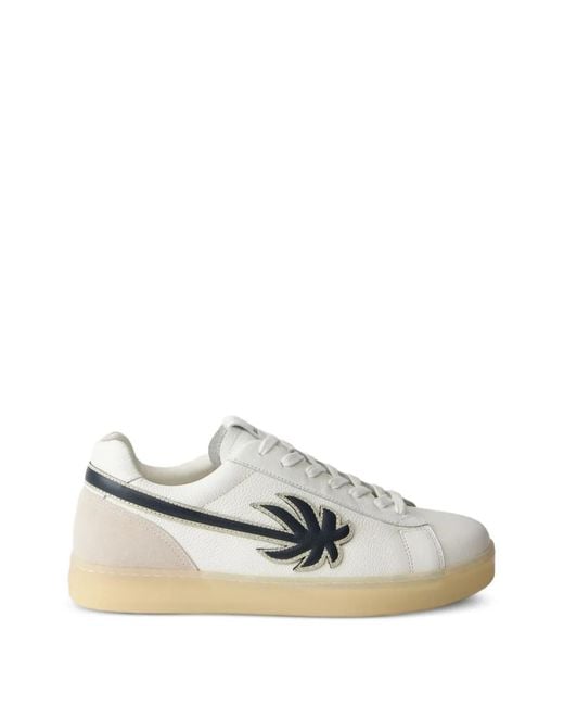 Palm Angels White Palm Tennis Lea Sneakers for men