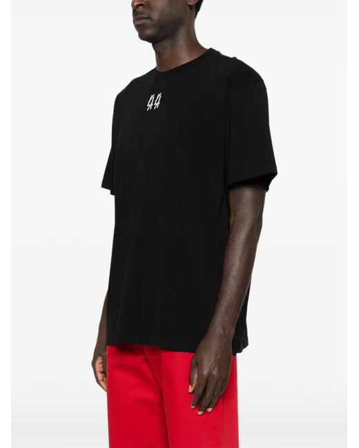 44 Label Group Black Printed Short-Sleeve T-Shirt for men