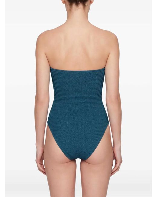 Paramidonna Blue Frida Textured One-Piece