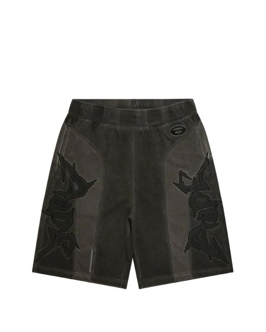 Aape By A Bathing Ape メンズ ブラック ロゴ ショートパンツ