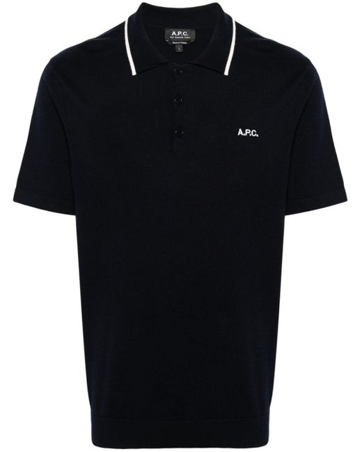 A.P.C. Black T-Shirts And Polos for men