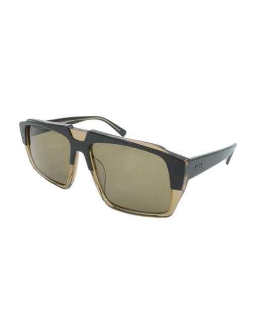 MCM Brown Pilot-Frame Sunglasses for men